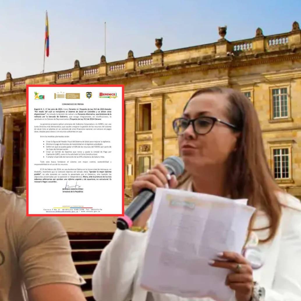 Sergio Mesa ha denunciado a la senadora Berenice Bedoya por presuntas coimas y por pagar a asesores “fantasma”. Foto: Senado/Redes sociales.