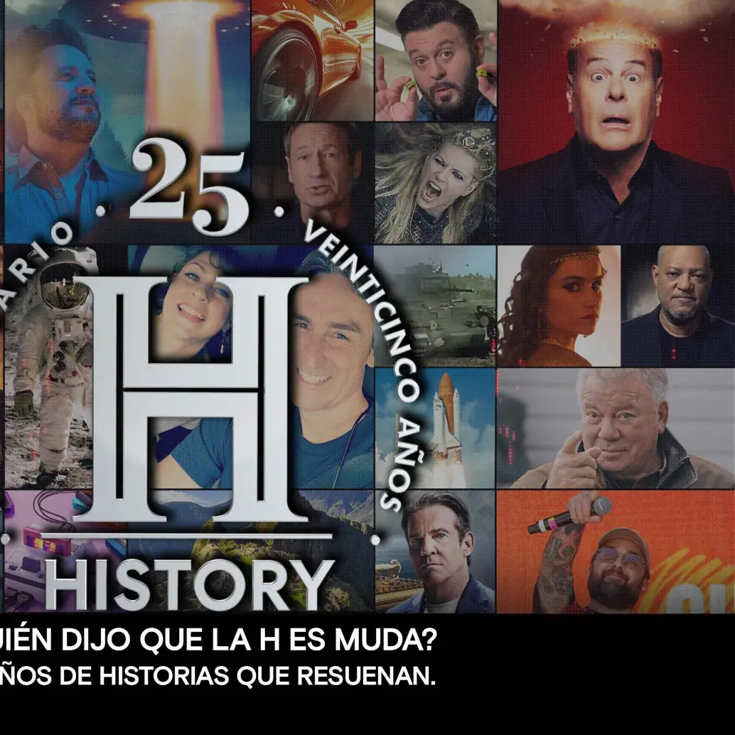 History cumple 25 años en América Latina y lo celebra con estrenos especiales, la temporada 25 de <i>El precio de la historia </i>y una programación multiplataforma que revive sus producciones más emblemáticas. FOTO cortesía History