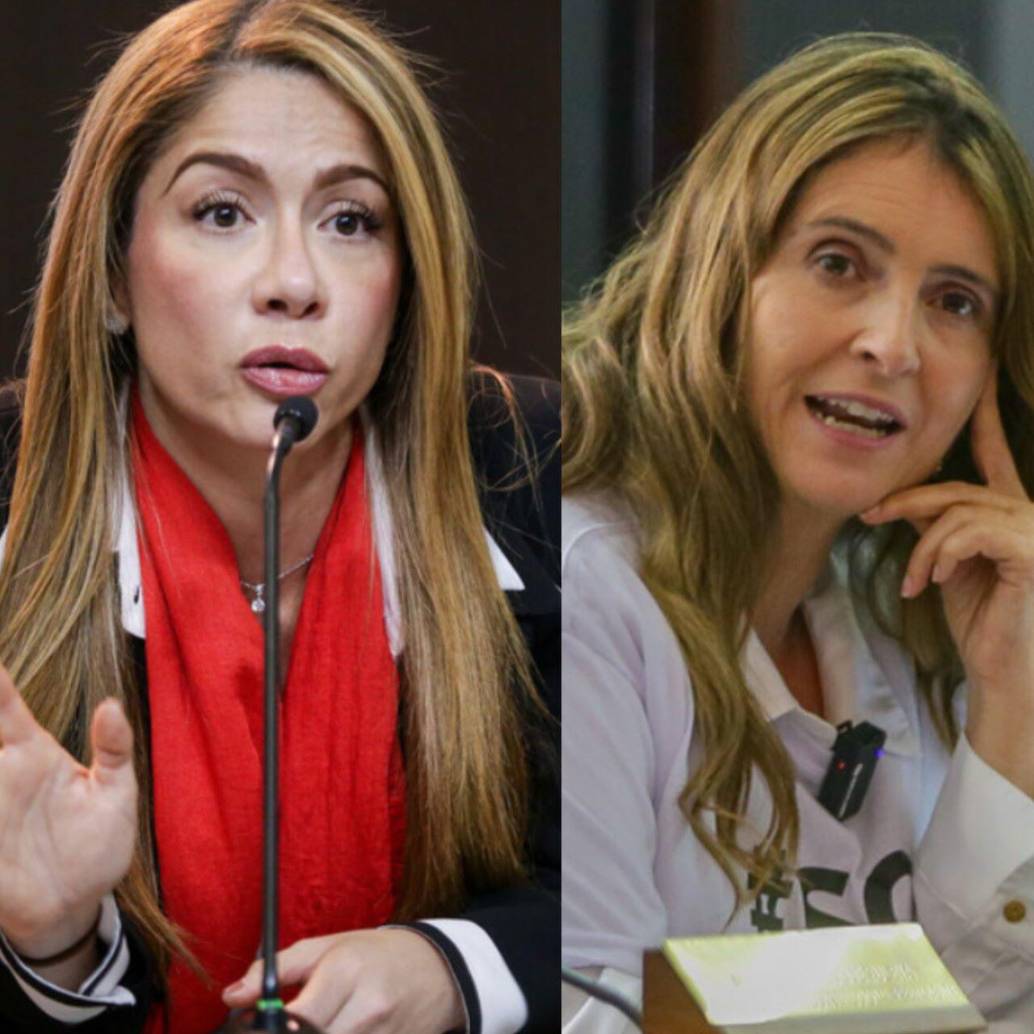 Por un presunto plan para atentar contra su vida, al contralor Carlos Hernán Rodríguez, la representantes Catherine Juvinao y a la senadora Paloma Valencia se le fortalecieron los esquemas de seguridad. Fotos: Colprensa