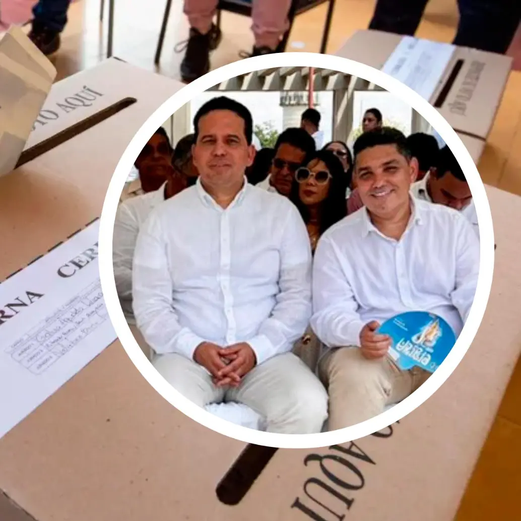 En 2022, Carlos Andrés Trujillo (izquierda) logró más de 20.000 votos en La Guajira, un territorio donde no tenía trayectoria política previa y que terminó siendo su segundo fortín electoral. Lacouture (derecha) habría jugado un rol clave. FOTO: REFERENCIA/EDWIN BUSTAMENTE/X: @SenadorTrujillo