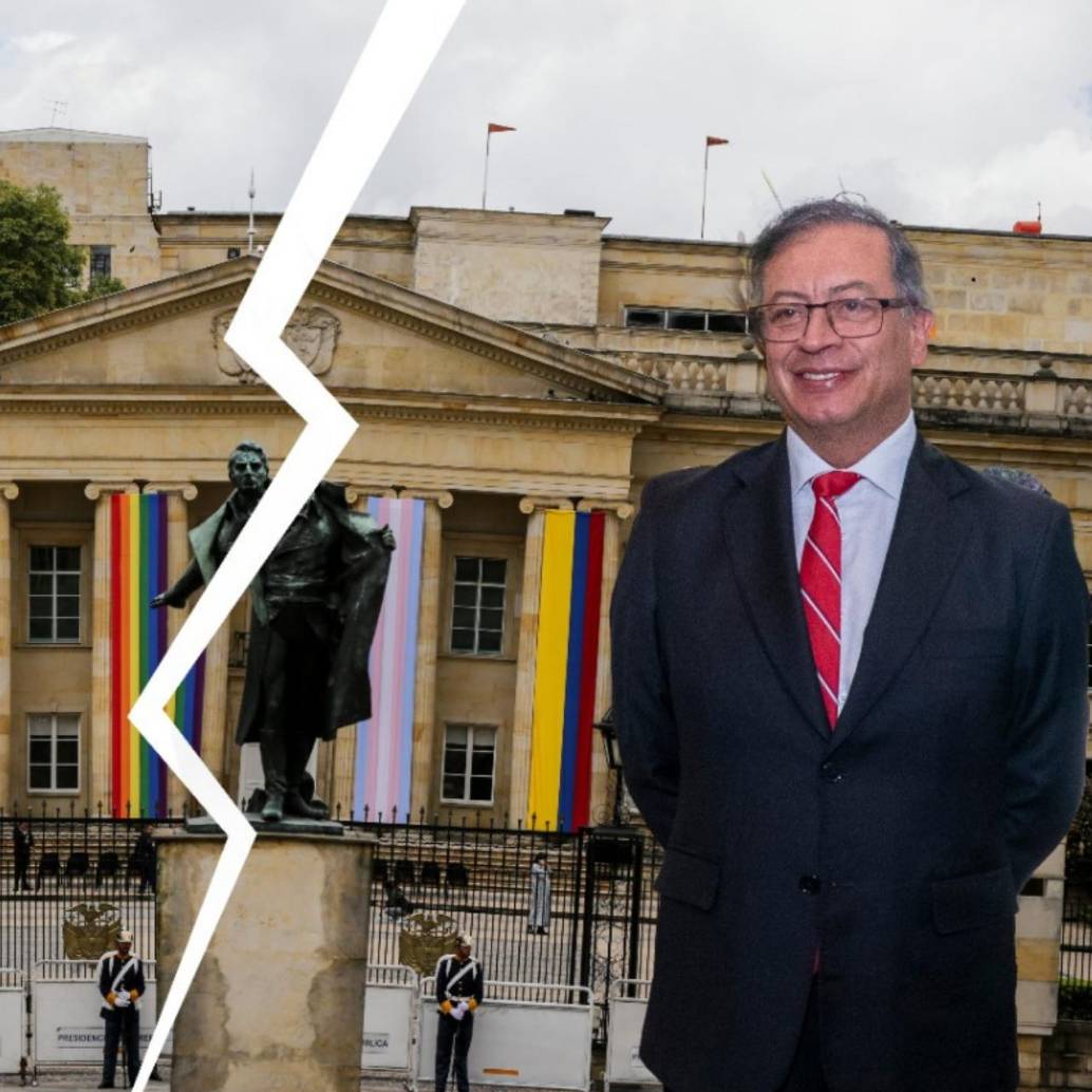 Verónica Alcocer y Gustavo Petro estarían separados. Foto: Presidencia. 
