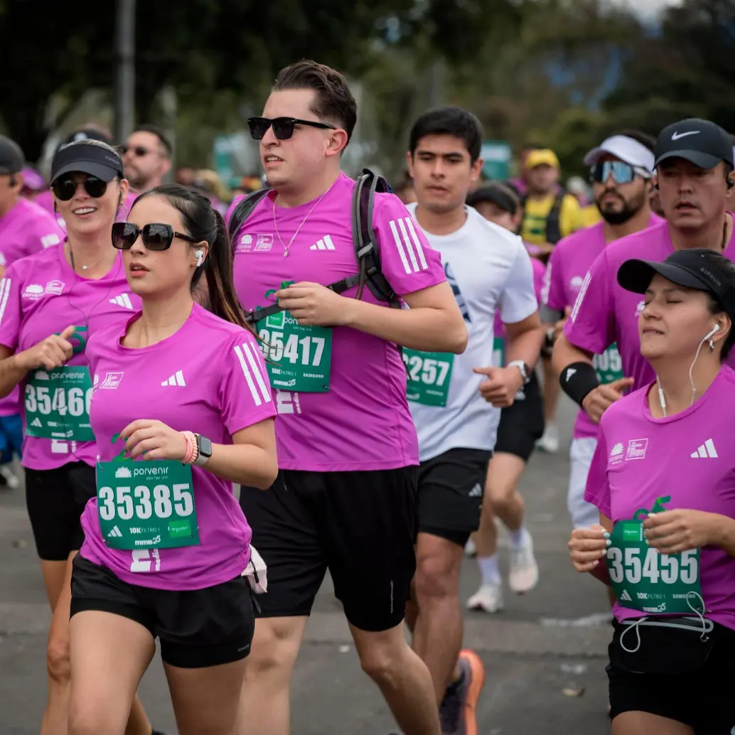 Fueron más de 42.000 personas las que participaron en la Media Maratón de Bogotá. FOTO: CORTESÍA ALCALDÍA DE BOGOTÁ.