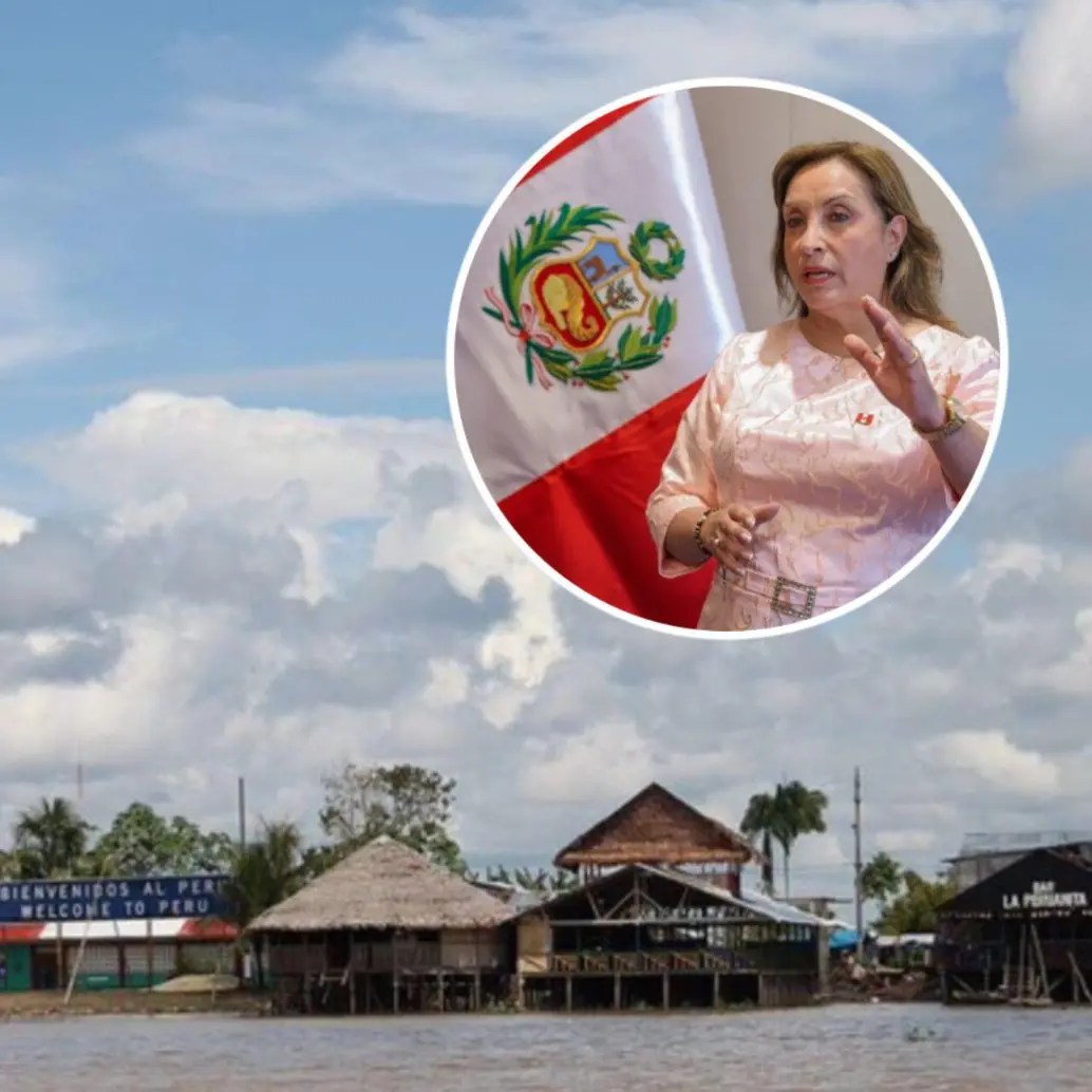 La presidenta de Perú se pronunció desde Japón sobre lo ocurrido con Colombia, donde Petro ha puesto en duda la soberanía peruana sobre la isla Santa Rosa de Yavarí. FOTO: Redes sociales y Presidencia de Perú