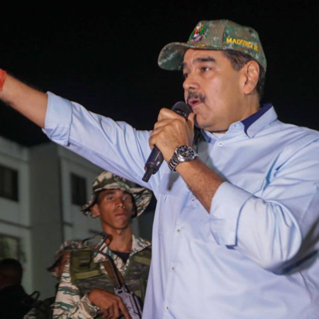 Nicolás Maduro lanzó un despliegue militar en instalaciones petroleras, de servicios públicos, aeropuertos y puntos de frontera y costeros. Foto: redes sociales