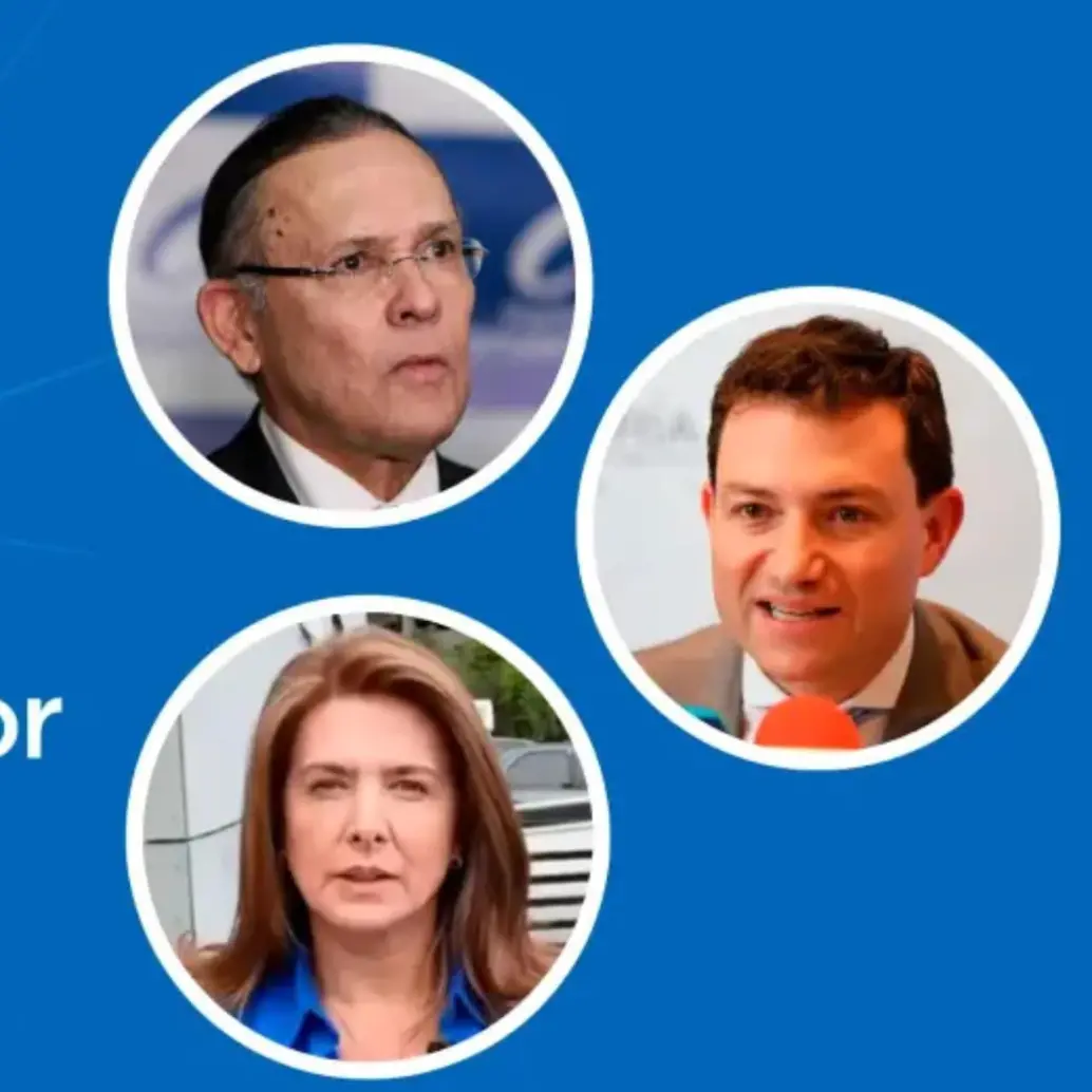 Efraín Cepeda, Carlos Felipe Córdoba y Juana Carolina Londoño buscaron, en su momento, el aval que irá a un externo. Foto: Archivo.