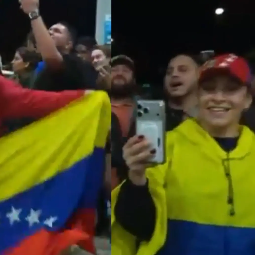 Venezolanos celebrando en Miami. FOTO: CAPTURA DE PANTALLA VIDEO DE REDES SOCIALES.
