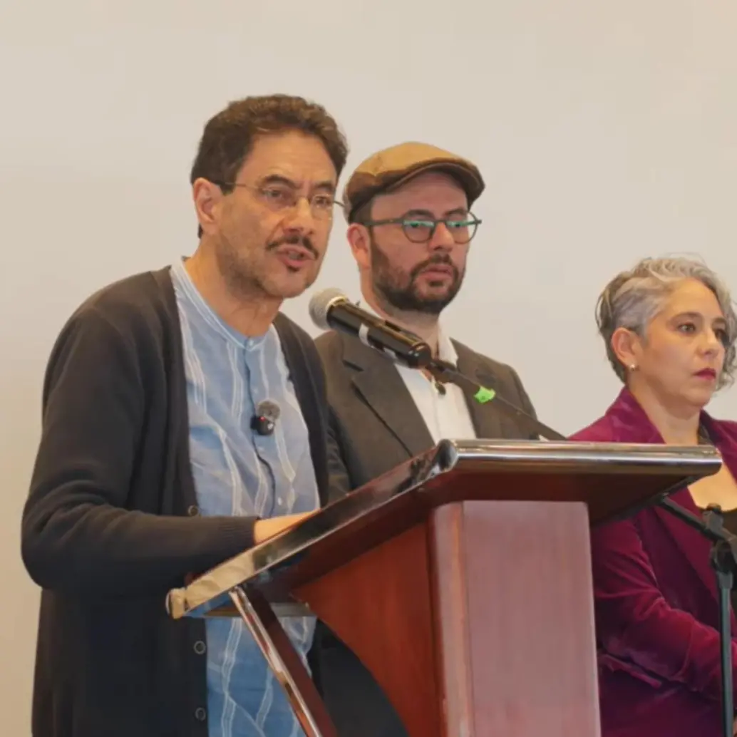 El encuentro se llevó a cabo en el Hotel Tequendama, en el centro de Bogotá. Foto: captura de video