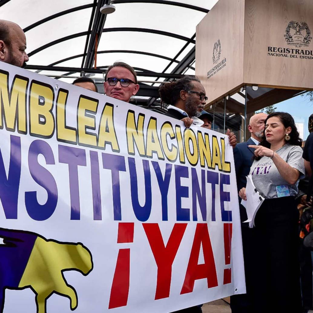 Instalaciones de la Registraduría Nacional del Estado Civil donde se llevó a cabo la inscripción del Comité Promotor de la Asamblea Constituyente. Foto: Colprensa