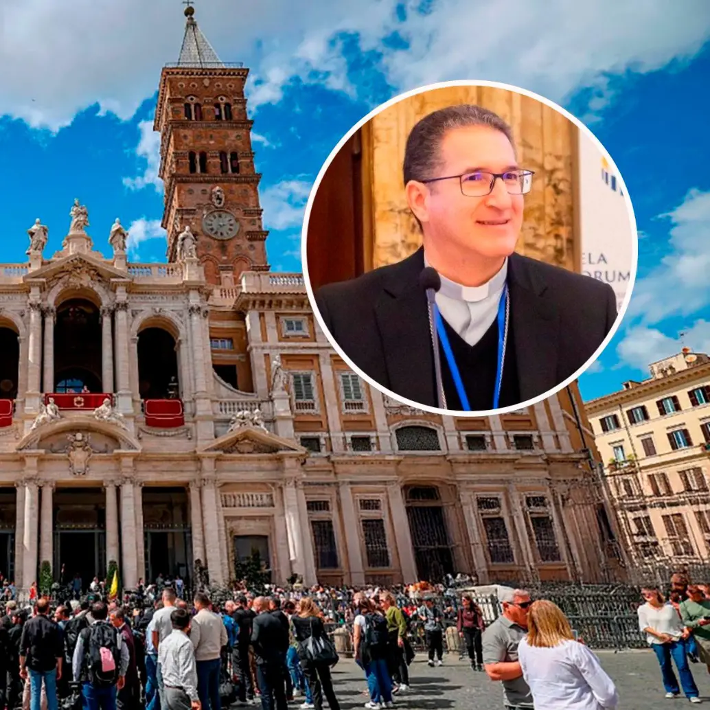 Monseñor Luis Manuel Alí Herrera fue nombrado Obispo Auxiliar de Bogotá por el papa Francisco en 2015. FOTOS: Getty y tomada de Vatican News