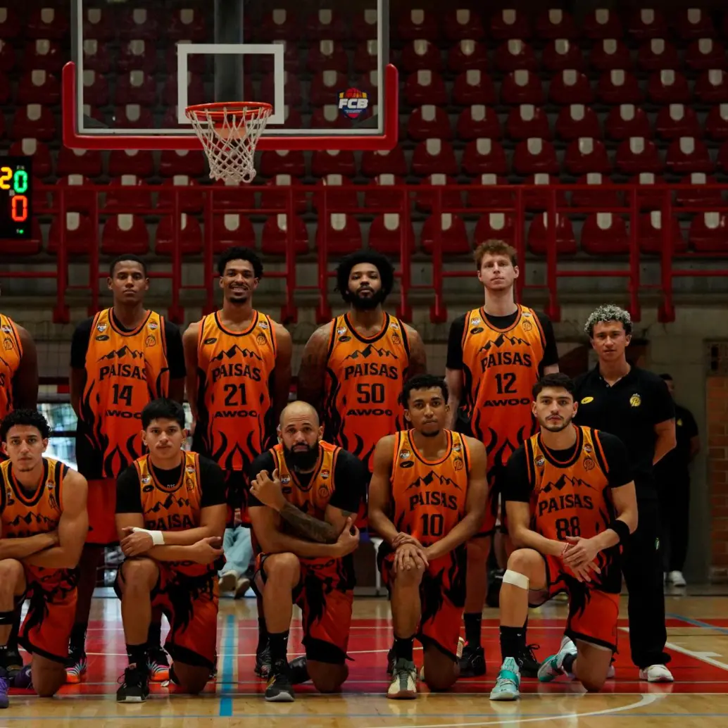 El equipo antioqueño jugó su segundo partido de semifinal siendo local en el coliseo de la Universidad de Medellín. Foto: Cortesía Paisas