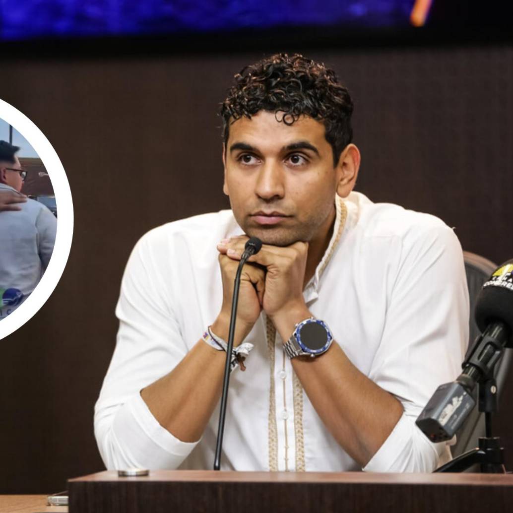 David Racero volvió a evadir al activista Daniel Maldonado. FOTOS: Captura de video y Colprensa