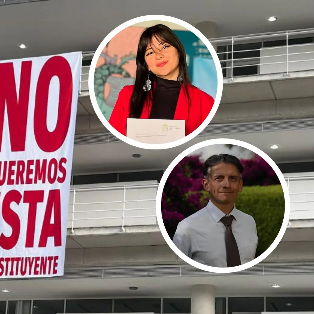 Pancartas contra la constituyente y grafitis contra algunos profesores de la Universidad son reflejo del ambiente de tensión. <b> </b>FOTO<b> Redes sociales</b> 