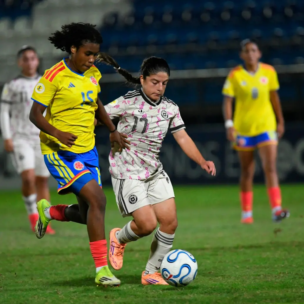 El seleccionado colombiano tuvo una buena presentación en el partido contra el equipo de Chile. Foto: Cortesía FCF 