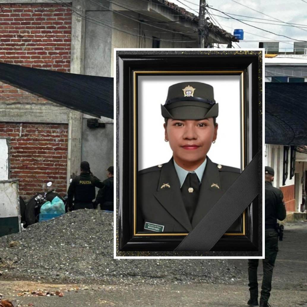 El estruendo de la explosión, que ocasionó la muerte de una joven patrullera de 22 años, también generó pánico en todos los habitantes de la zona. FOTO: Redes sociales @PoliciaColombia