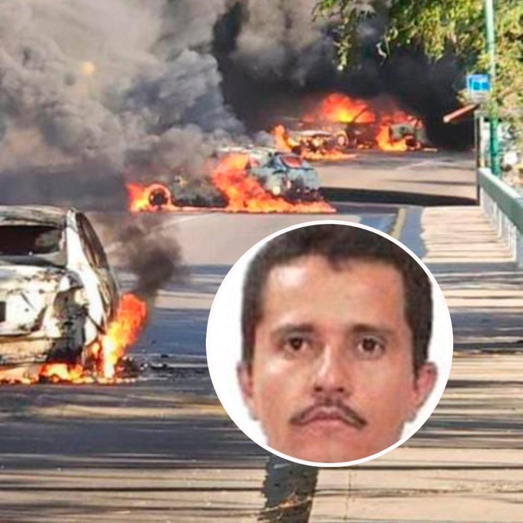 La muerte de ‘El Mencho’ desató una ola de violencia en el estado de Jalisco. FOTO: Tomada de X @RicardSalinasP