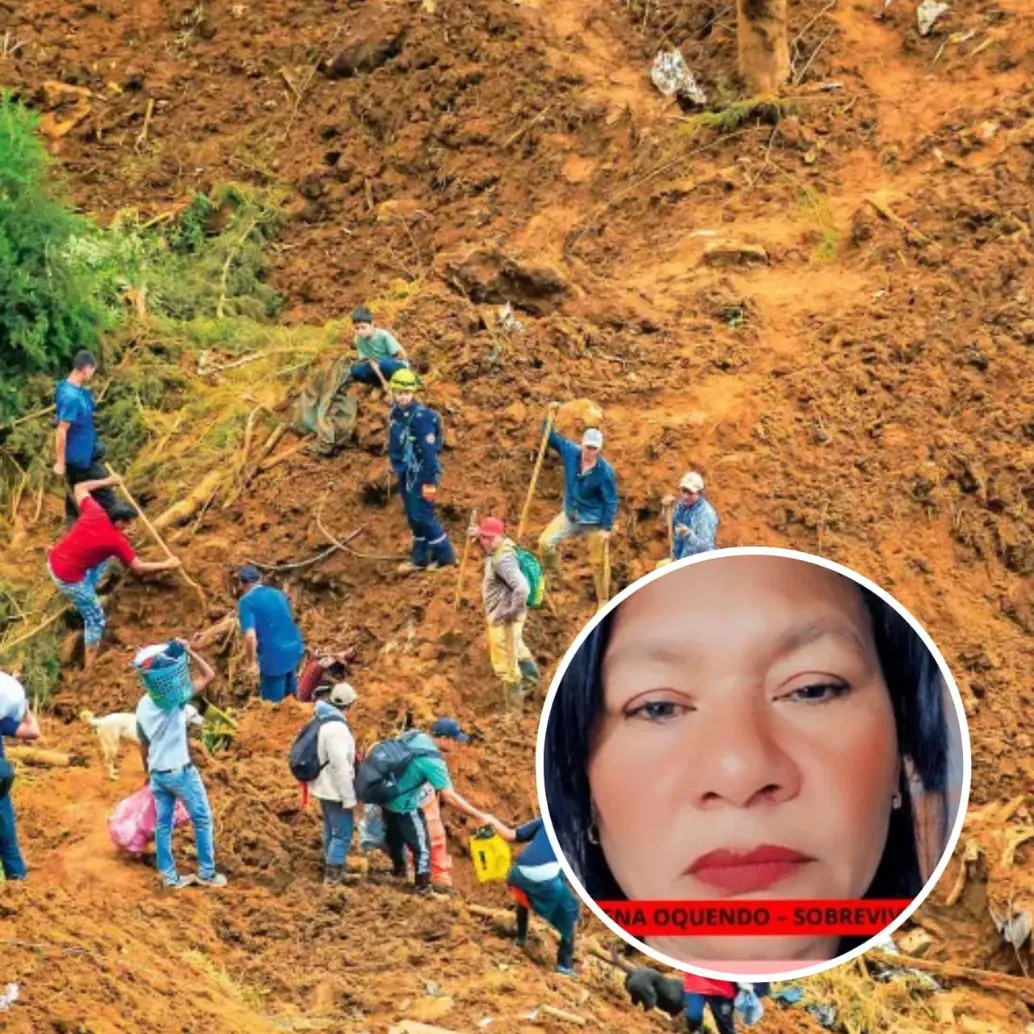 Falleció mujer que había sido rescatada en Granizal. Foto: El Colombiano - cortesía