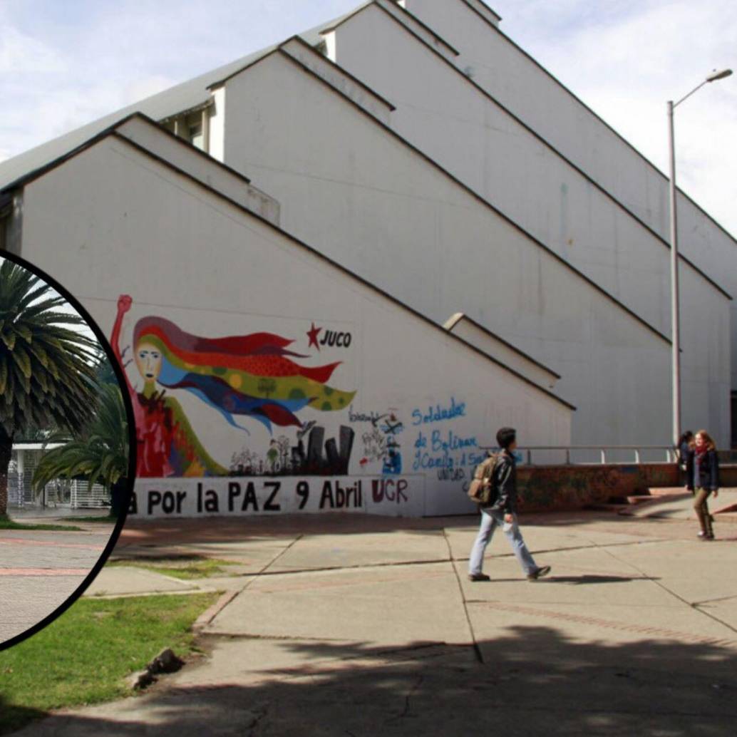 La Universidad Nacional fue tomada por encapuchados durante este viernes, 16 de mayo. Fotos: Colprensa y Cortesía