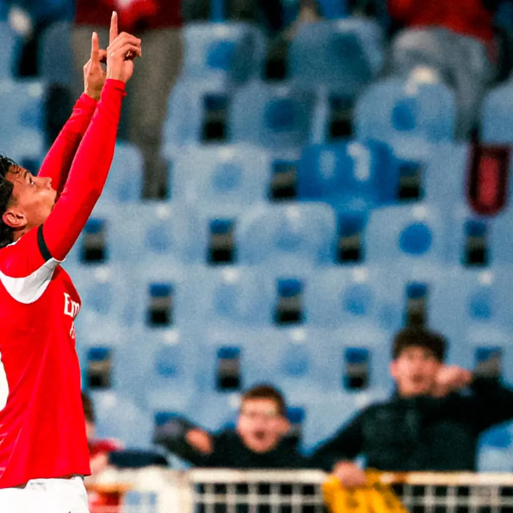 El futbolista colombiano Richard Ríos llegó al Benfica portugués el verano pasado por 25 millones de euros. Es la compra más costosa del club. Foto: tomada del x de @SLBenfica