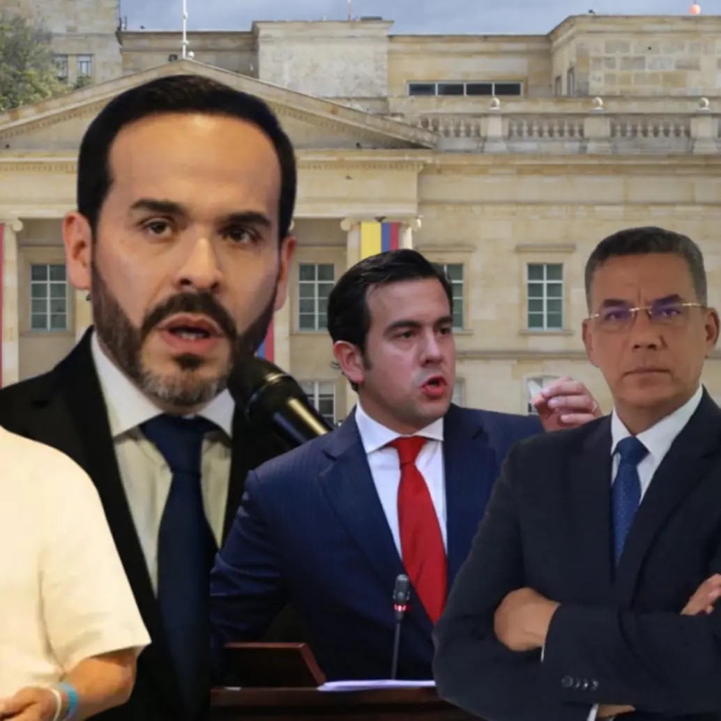 Ya son cuatro los ministerios confirmados por Abelardo de la Espriella. Miguel Gómez Martínez dirigirá la cartera de Hacienda; Fabio Arjona Hincapié estará al frente de Ambiente; Rodrigo Lara asumirá el Ministerio del Interior; y el mayor general (r) Jorge Eduardo Mora López encabezará el Ministerio de Defensa. Foto: Colprensa.