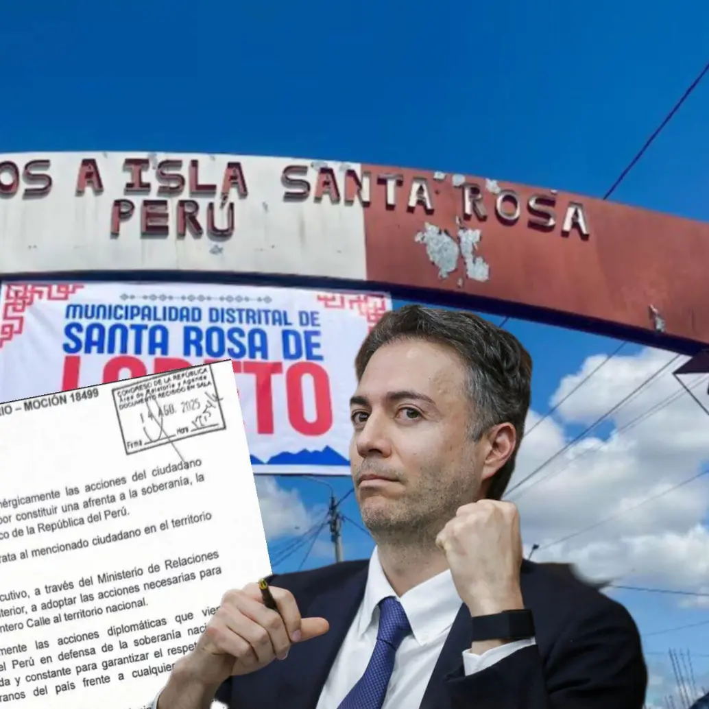 Con una votación unánime, el Congreso declaró no grato a Daniel Quintero, quien izó la bandera de Colombia en la isla Santa Rosa. Fotos: Redes sociales y Colprensa