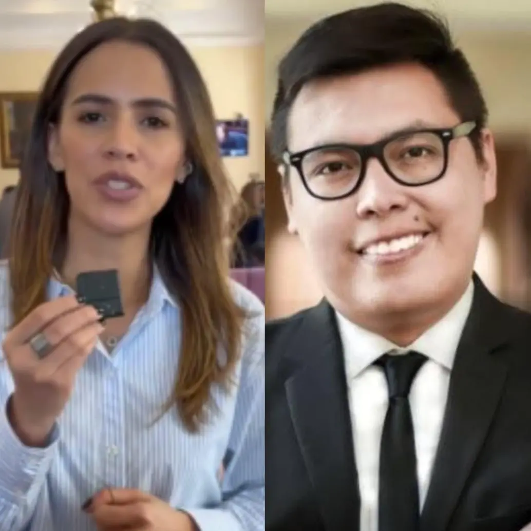 Laura Daniela Beltrán,<b> </b>“Lalis”, María Fernanda Carrascal y el creador de contenido Wally. Foto: redes sociales