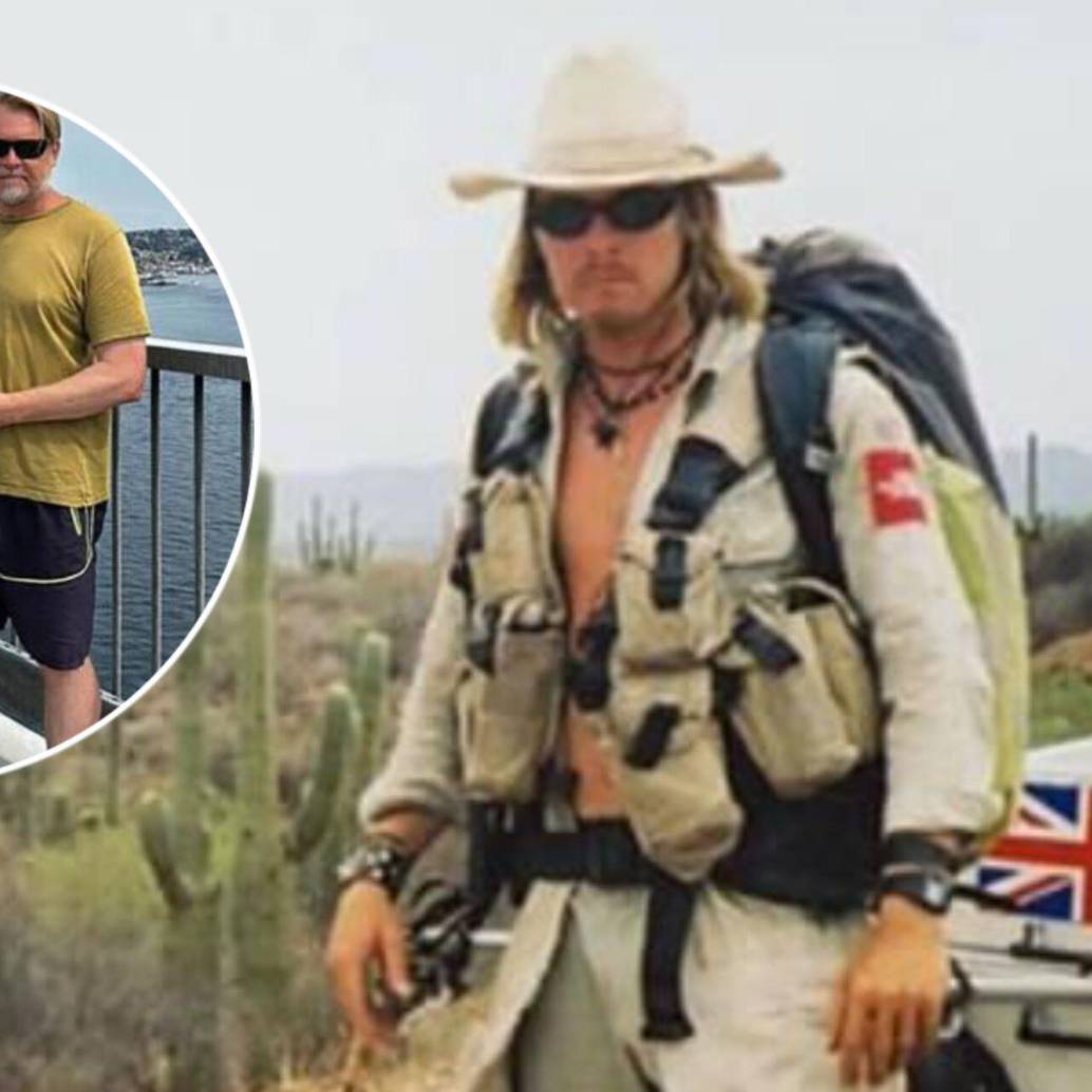 Karl Bushby emprendió hace 27 años, con 29 años de edad, la misión de darle la vuelta al mundo a pie, sin ningún transporte de motor. Ya se encuentra en Europa a 3.600 kilómetros de su meta. Fotos: redes sociales 