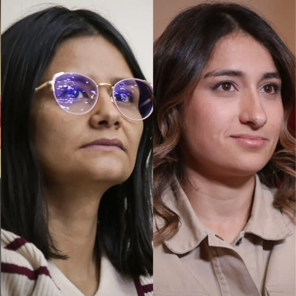 De izquierda a derecha: Carlos Ramón González, prófugo en Nicaragua, Angie Rodríguez, directora del Fondo de Adaptación, y Laura Sarabia, embajadora en Reino Unido. Todos exdirectores del Dapre. Foto: Colprensa.