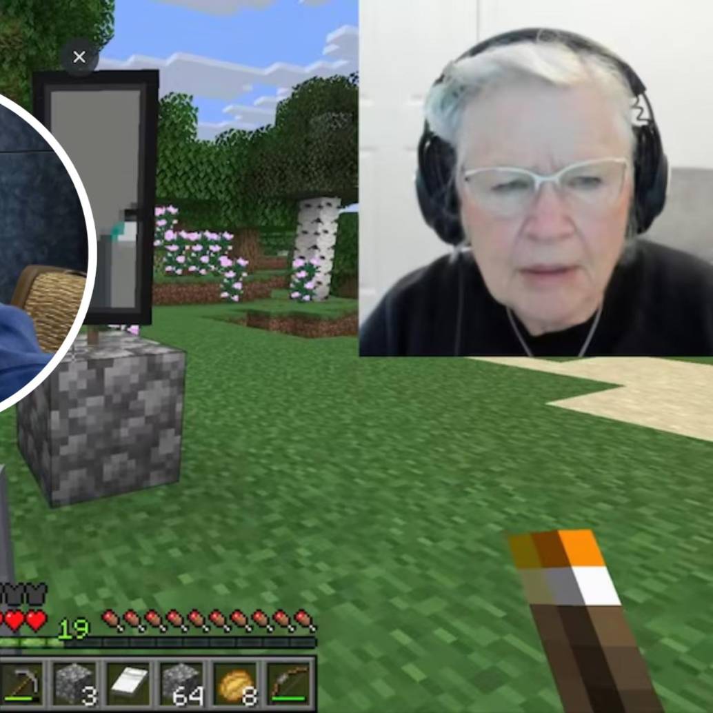 A través de su canal de YouTube, Sue empezó a compartir videos sobre sus aventuras en el mundo virtual de Minecraft con el fin de recaudar dinero. FOTO: Redes sociales y captura de video YouTube GrammaCrackers