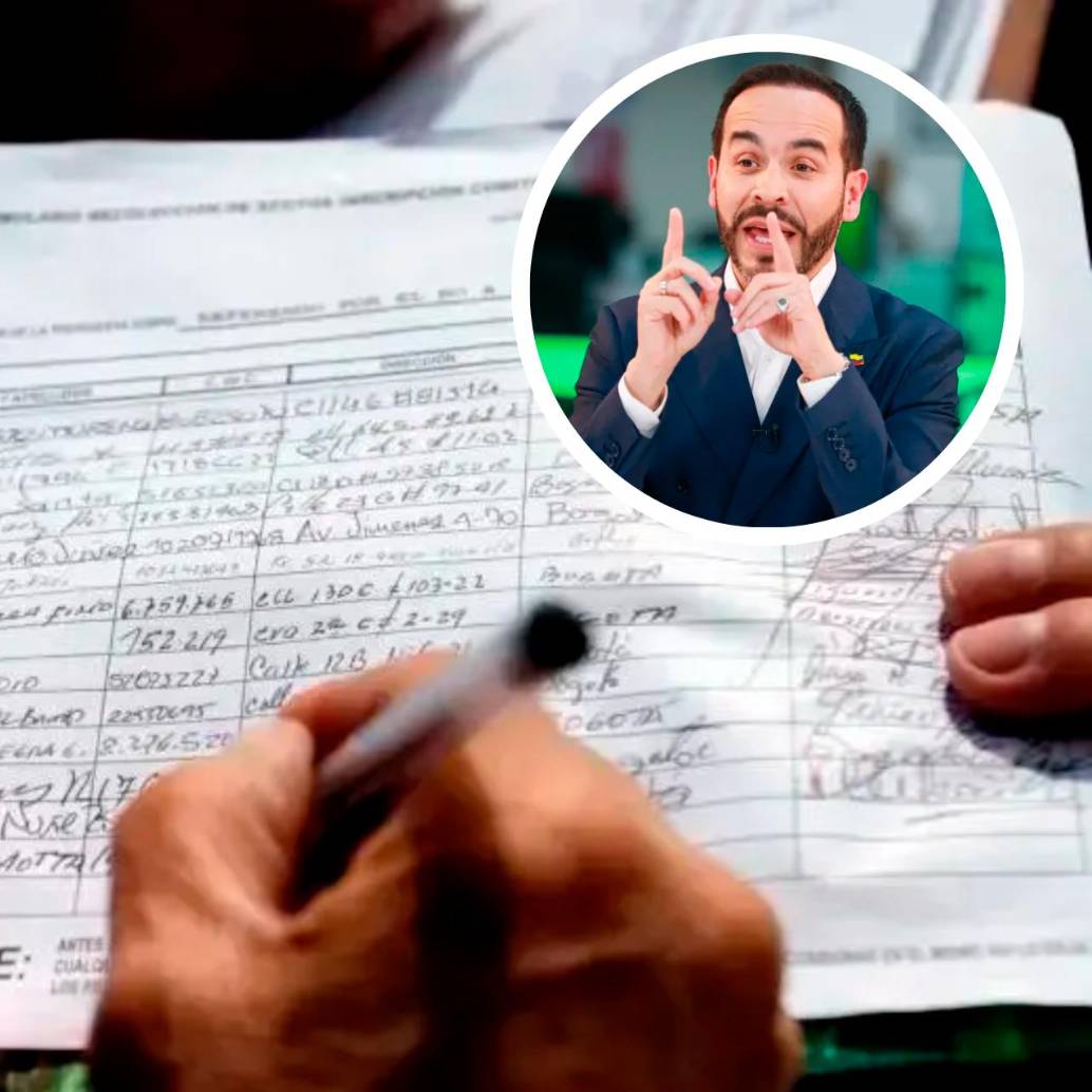 Según la denuncia, de los 5,7 millones de rúbricas presentadas por el aspirante, solo 1,9 millones fueron válidos; no obstante, superó el mínimo exigido por la ley. FOTO: COLPRENSA-EL COLOMBIANO-MANUEL SALDARRAIGA 