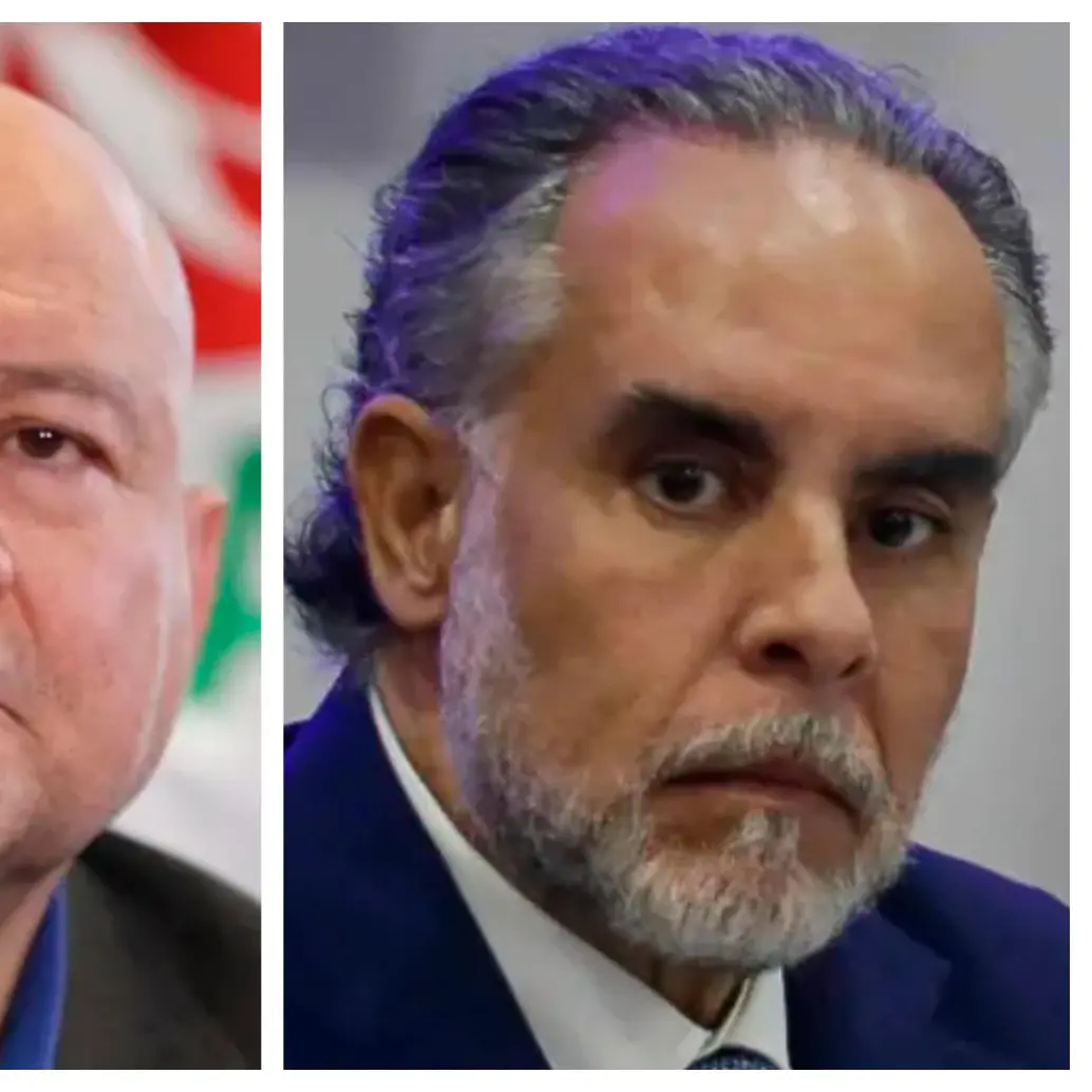 “Sí hubo traiciones”, dijo Benedetti (derecha), señalando a Comunes y a Pacto por el revés en elección de Carlos Camargo; Gallo (izquierda) le pidió no “ocultar sus marrullas”. FOTOS: Colprensa