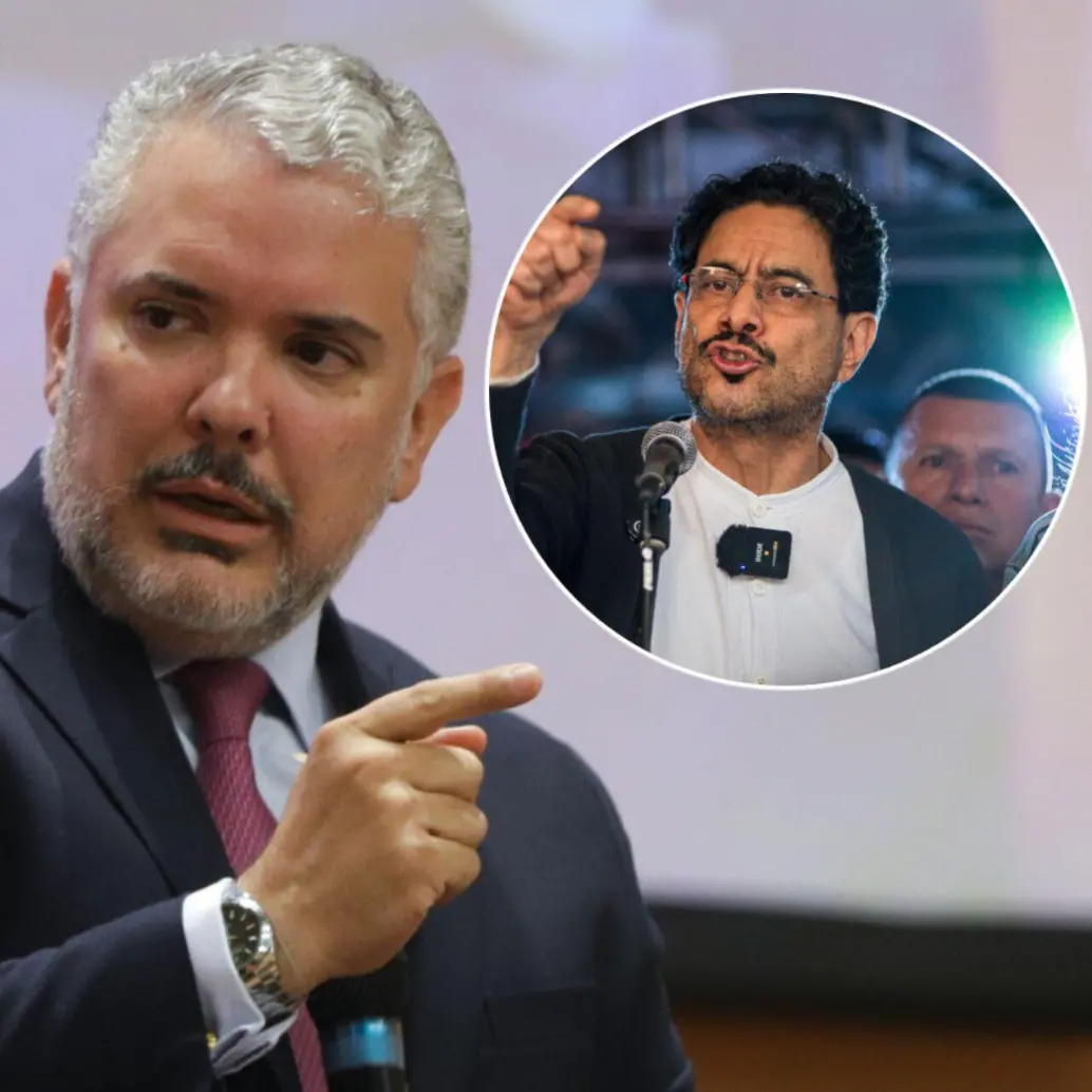 Expresidente Iván Duque calificó como vergüenza la negativa de Iván Cepeda a asistir a debates. Fotos: Colprensa y Getty Images