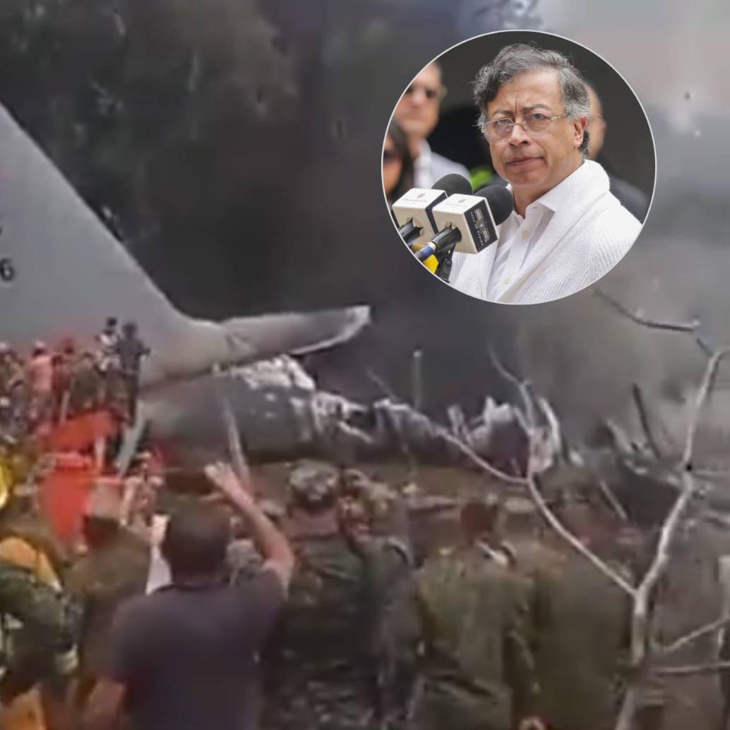 68 militares murieron tras el accidente del avión en el que se desplazaban en zona de Puerto Leguízamo.Foto: captura de video y Colprensa