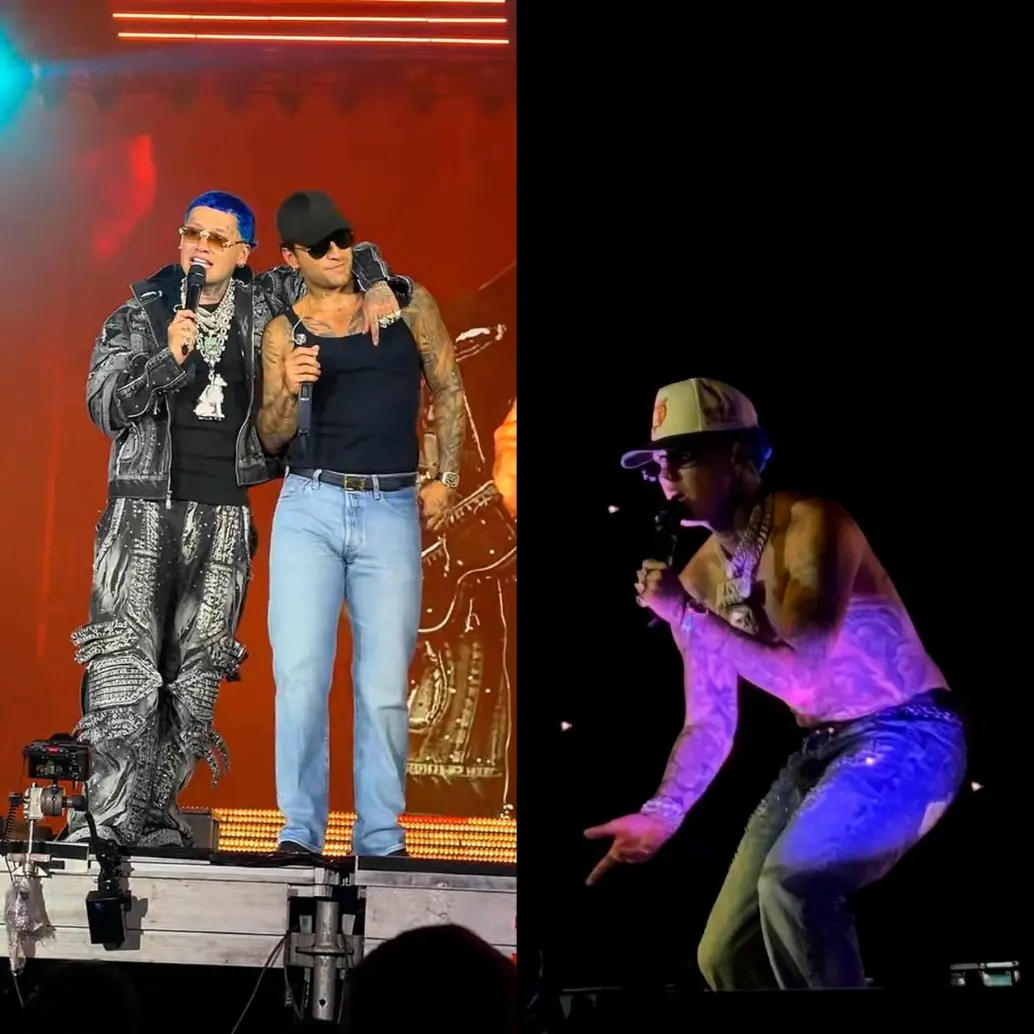 Blessd convirtió el Atanasio Girardot en un barrio popular paisa, ante miles de jóvenes que crecieron con su música. FOTOS: EL COLOMBIANO