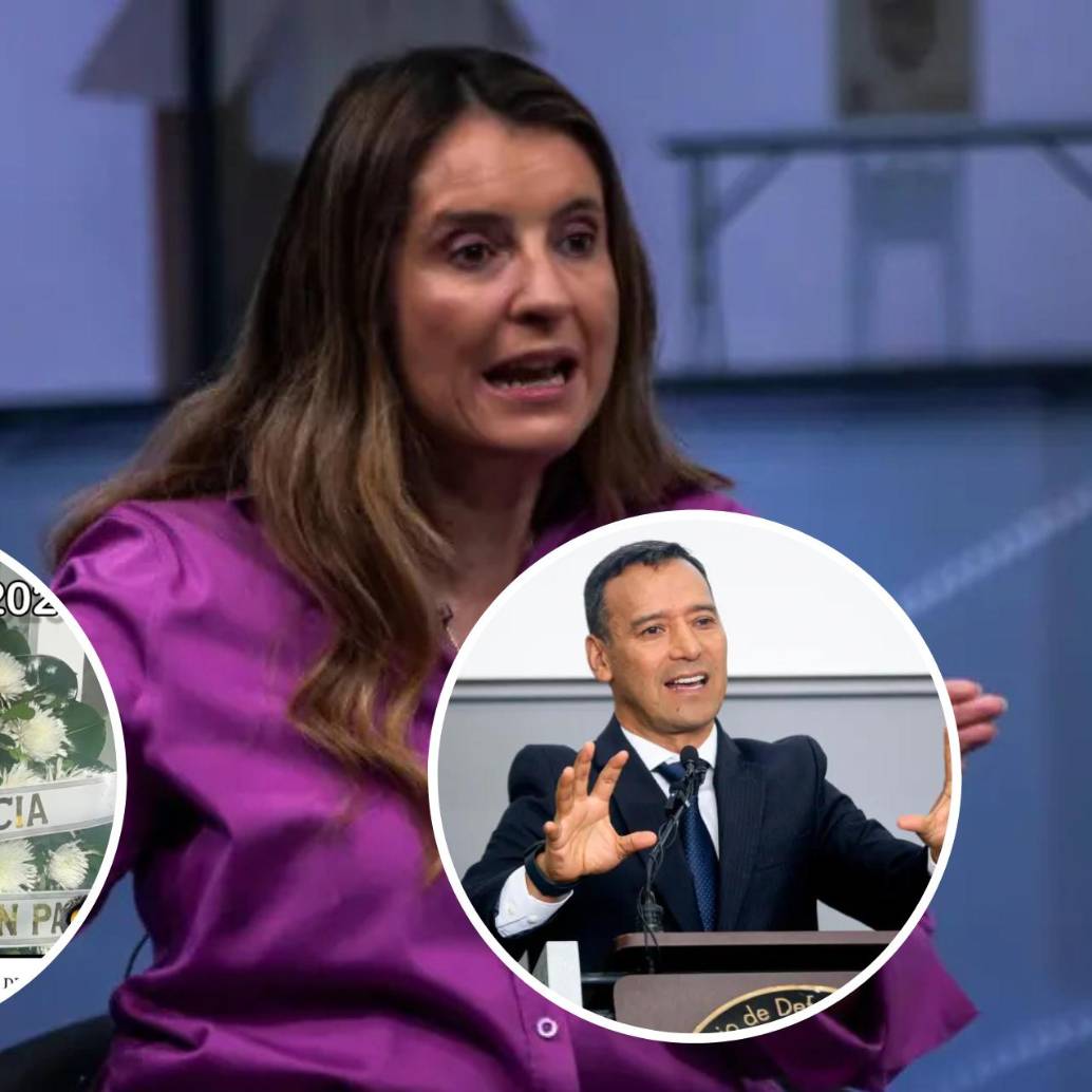 Paloma Valencia, amenazada de muerte. Foto detalle: ministro de Defensa, Pedro Sánchez. Fotos: Colprensa