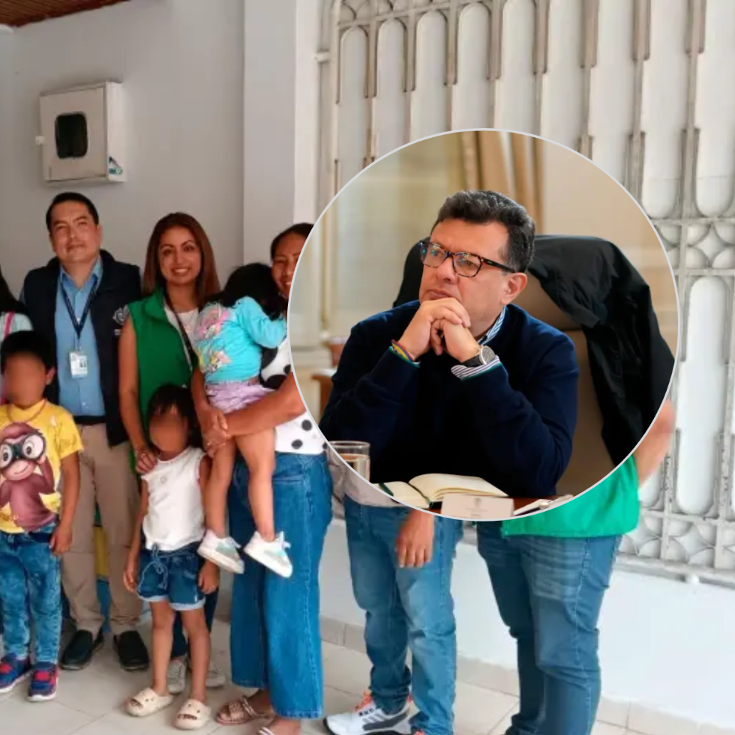 Hollman Morris para ese momento se desempeñaba como subgerente de televisión de la RTVC. Sin embargo, en 2024, ascendió a ser el gerente de la cadena de medios nacional. Imagen: Cortesía y Presidencia