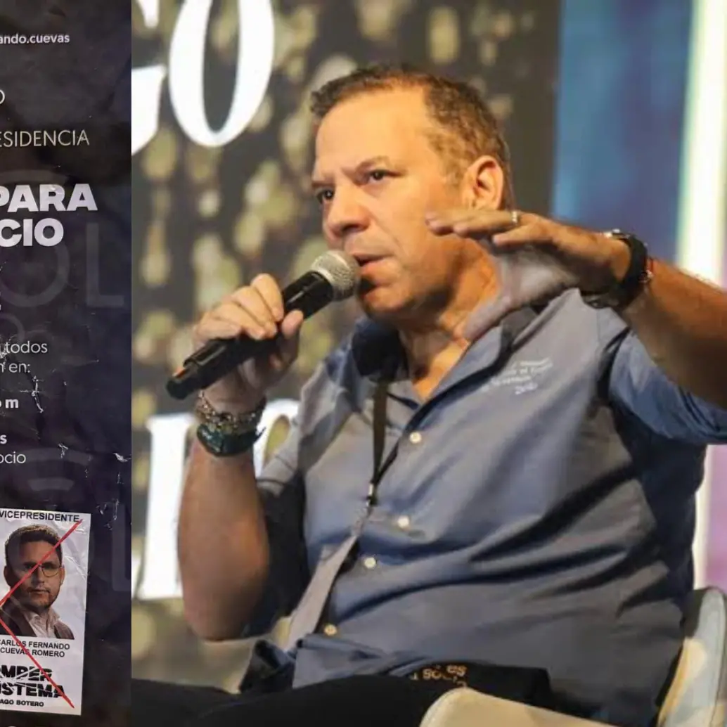 Santiago Botero, candidato presidencial. Foto: redes sociales.
