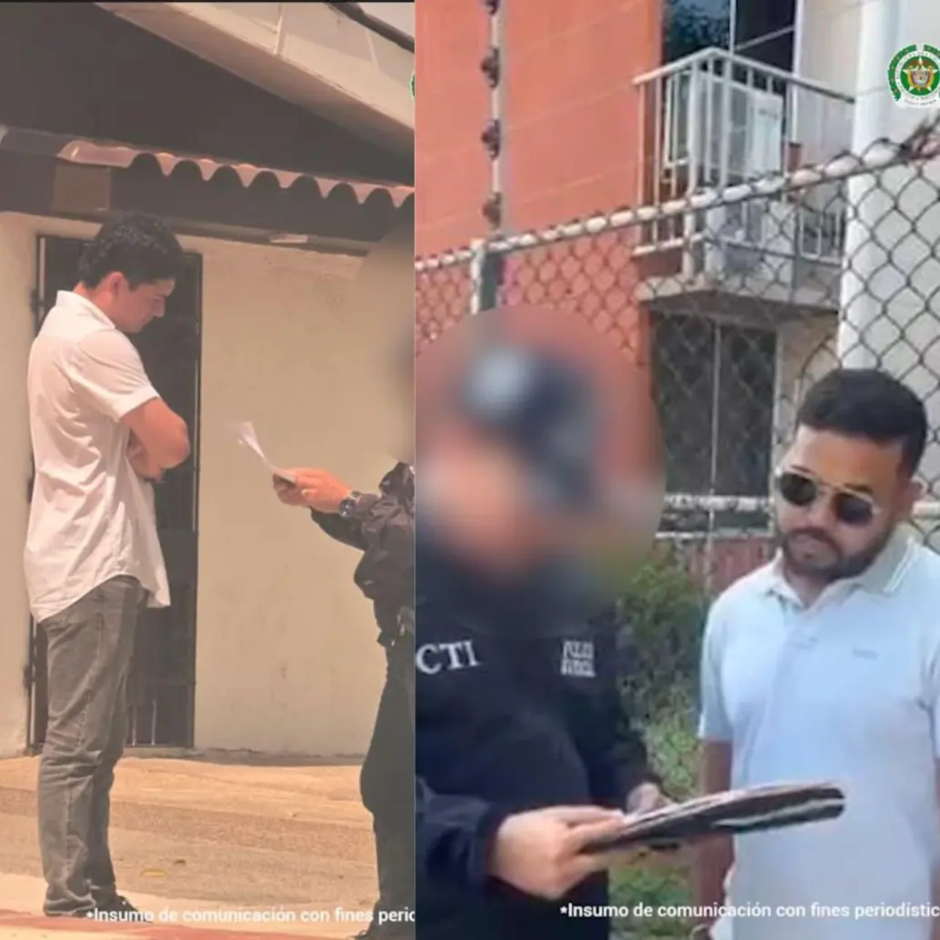 Los capturados deberán responder por delitos relacionados con corrupción y contratación irregular. Cortesía Fiscalía