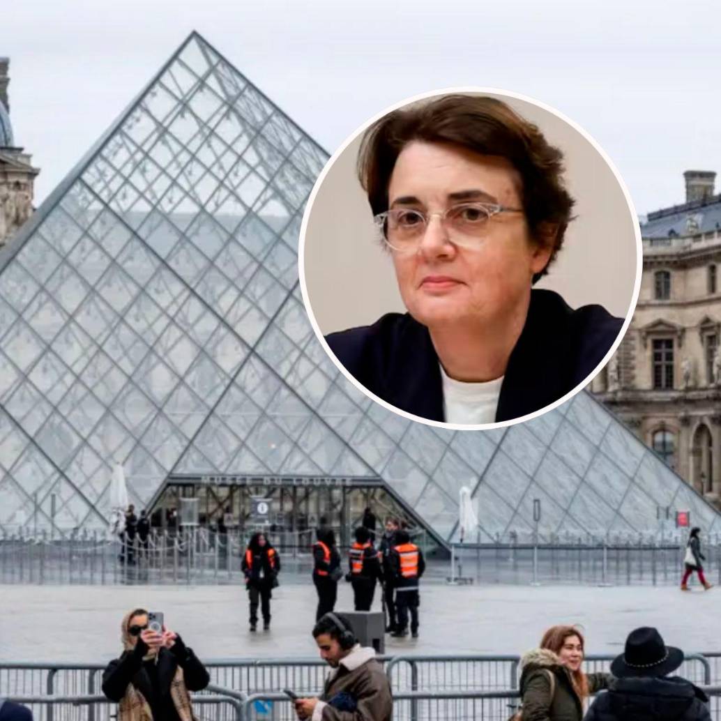 Laurence des Cars asumió la dirección del Louvre en 2021 y su periodo se extendería hasta finales de este año. FOTOS: AFP