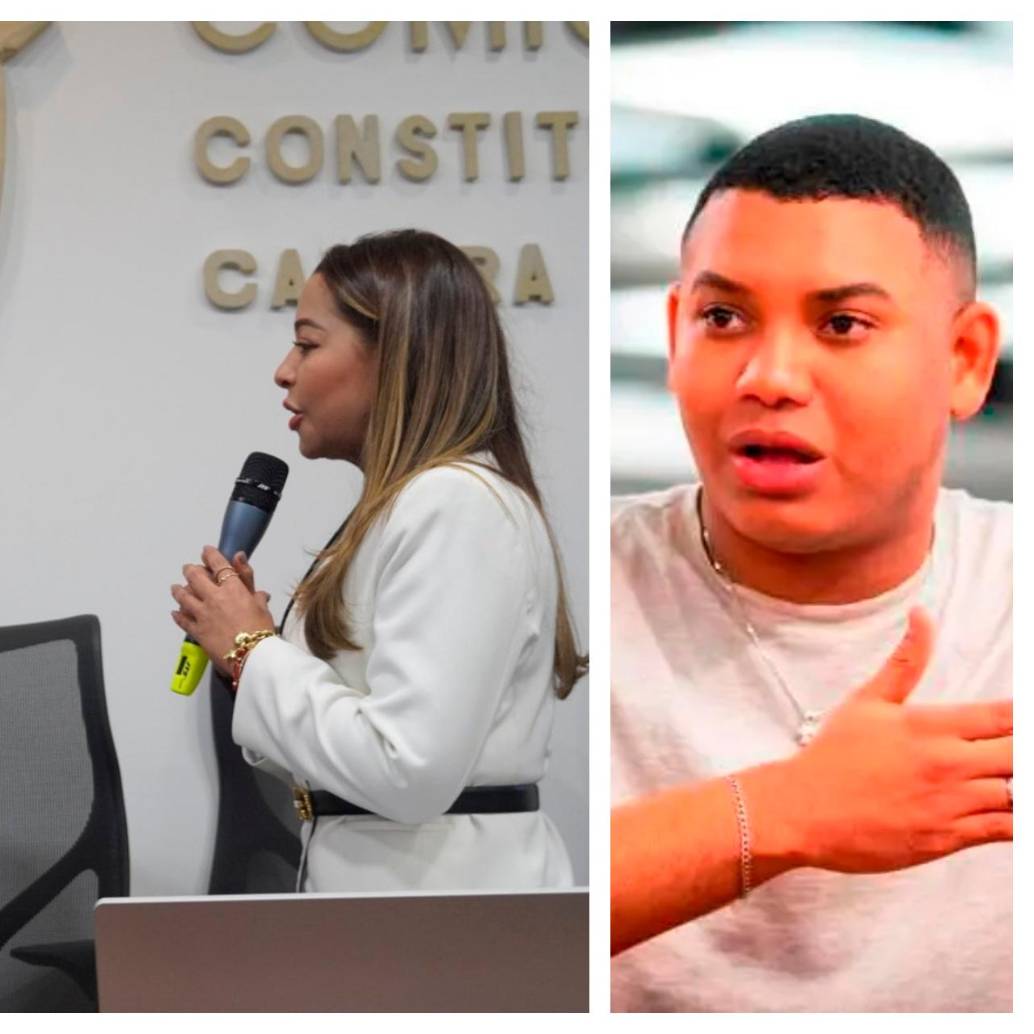Becerra (izquierda) aseguró que las bancadas tendrán plenas garantías. Polo Polo alegó que “la diferencia no iba a ser mucha” entre los dos nominados. FOTO: X @BecerraGabo/EL COLOMBIANO