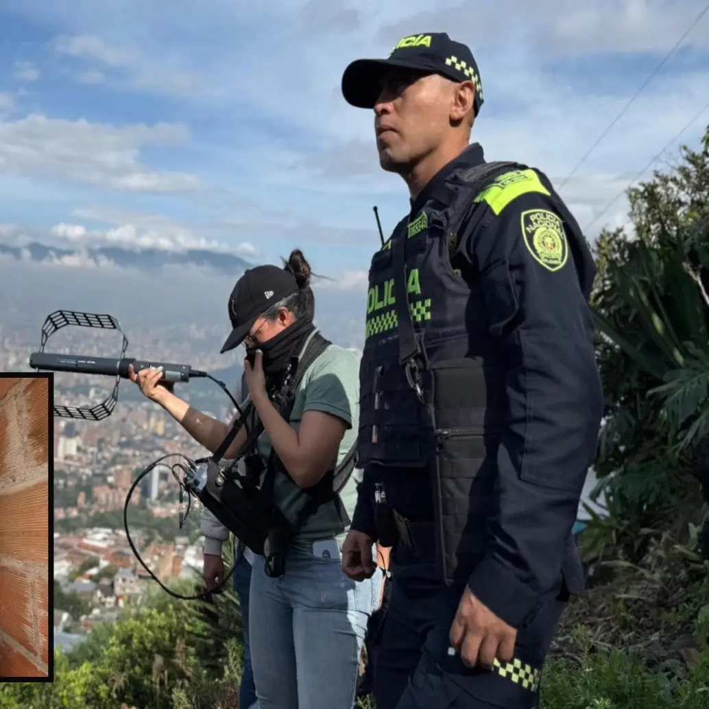 Adelante, una de las consolas de una de las emisoras ilegales. Atrás, agentes y analistas de la ANE rastrean las emisoras piratas. FOTO: Cortesía
