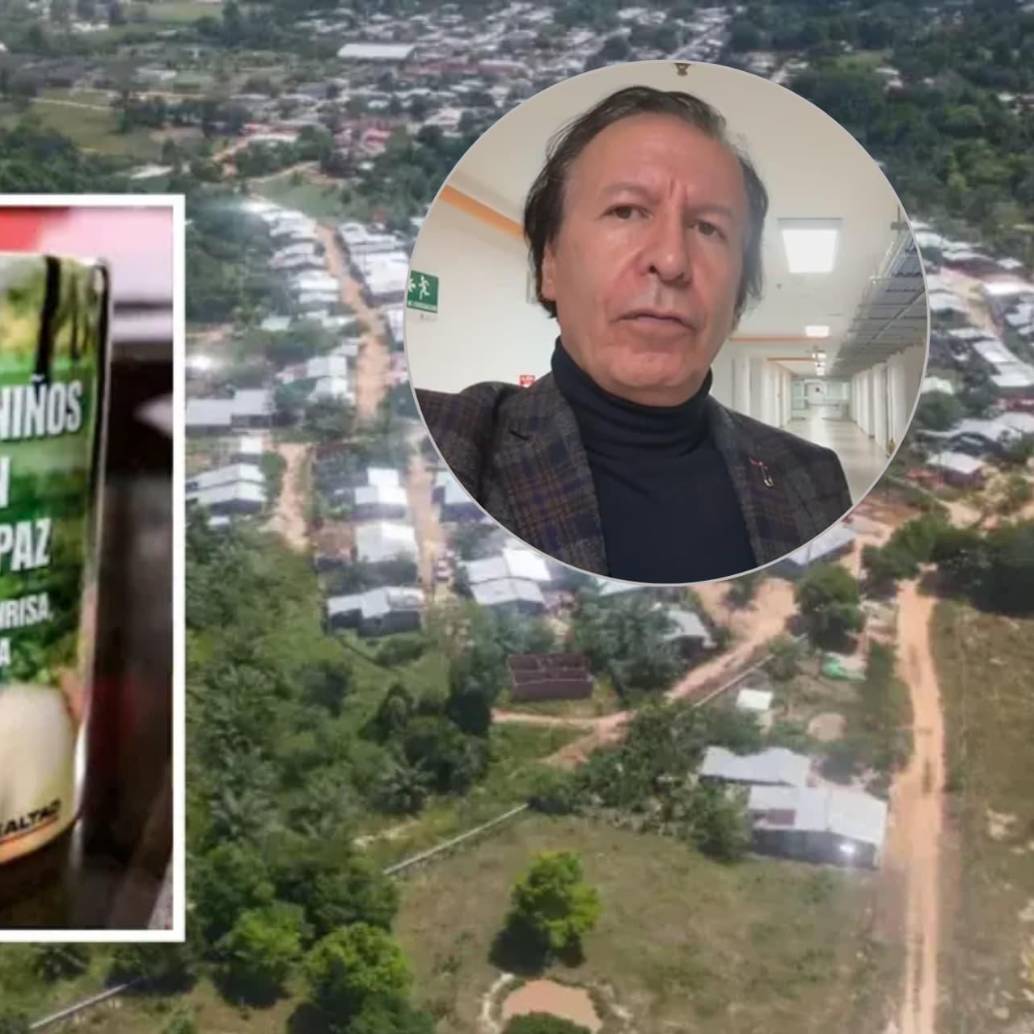 El Ejército destinó más de 1.200 millones de pesos a la compra de elementos para dotar una miscelánea a gran escala. En la bolita, Pablo Bustos, de la Redver. Foto: Julio Herrera y cortesía Semana.