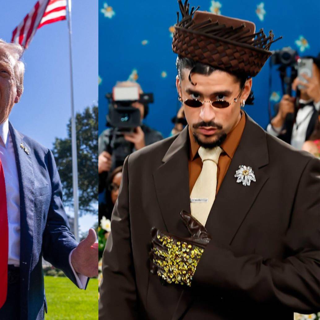 Desde que Trump expresó su malestar por la designación de Bad Bunny para el Super Bowl, grupos conservadores han buscado que el puertorriqueño sea excluido del evento deportivo. Fotos: Getty Images
