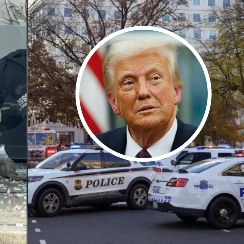 Dos miembros de la Guardia Nacional fueron baleados este miércoles 26 de noviembre a pocas cuadras de la Casa Blanca. FOTO: Tomada de redes sociales y Getty