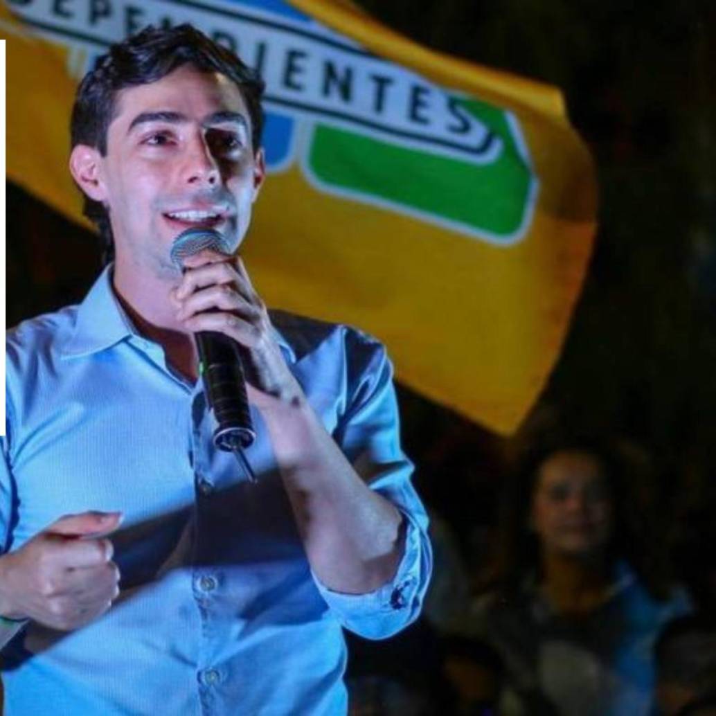 El candidato Juan Carlos Upegui en uno de sus mítines. FOTO: Imagen tomada de la red social X y Cortesía