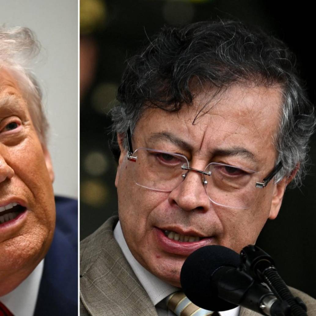 Esta invitación llega justo después de que Trump advirtiera que, si Petro “no espabila”, Colombia podría convertirse en su “siguiente objetivo”. Foto: AFP