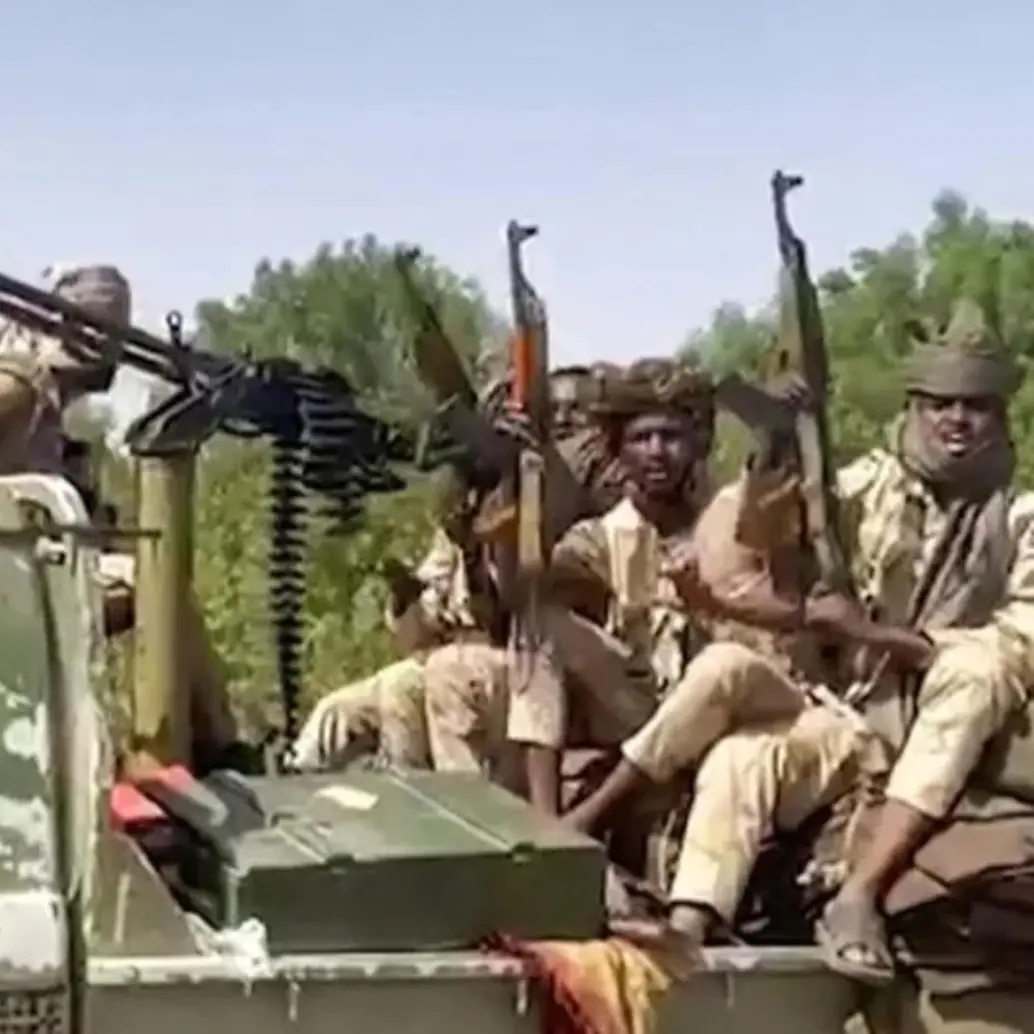 Paramilitares sudaneses. FOTO: Captura video redes sociales 
