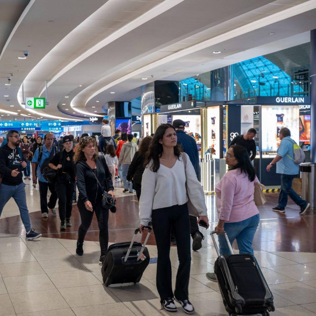 El Aeropuerto de Dubái es el segundo más concurrido del mundo y el líder en el tráfico internacional. Foto: Getty Images