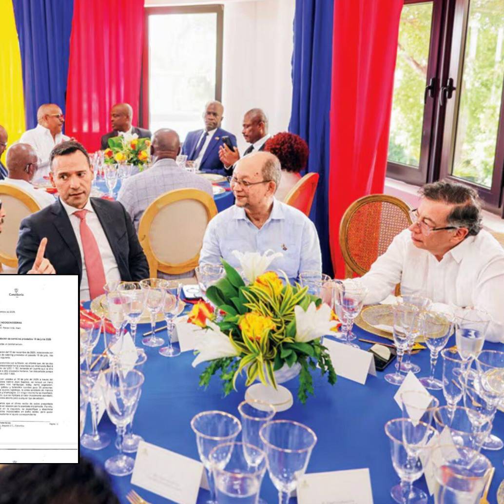 Gobierno Petro visitó Haití en julio de 2025, allí habría quedado una factura pendiente por pagar. Fotos: Presidencia y <i>Semana</i>