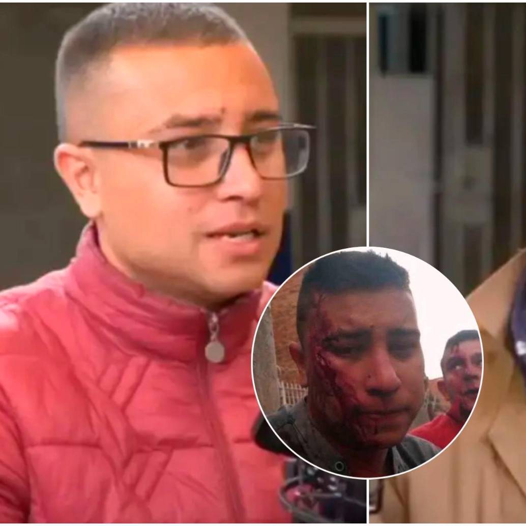 Jorge Andrés y Luis Fernando Carmona, hermanos condenados por el homicidio de un taxista en Bogotá en 2019. FOTO: Capturas de video y archivo Colprensa