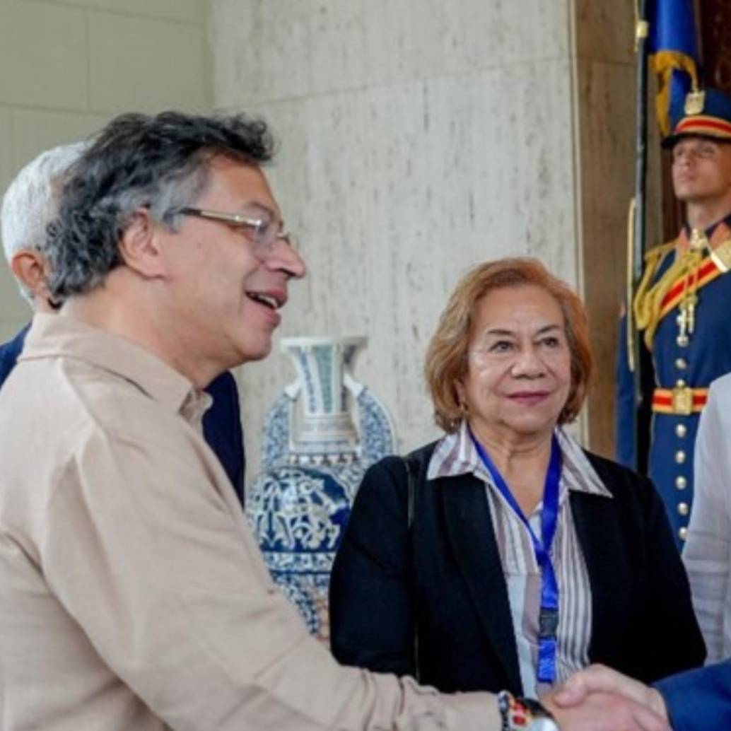 A la visita asistió el presidente Petro y la canciller Villavicencio. FOTO: CANCILLERÍA